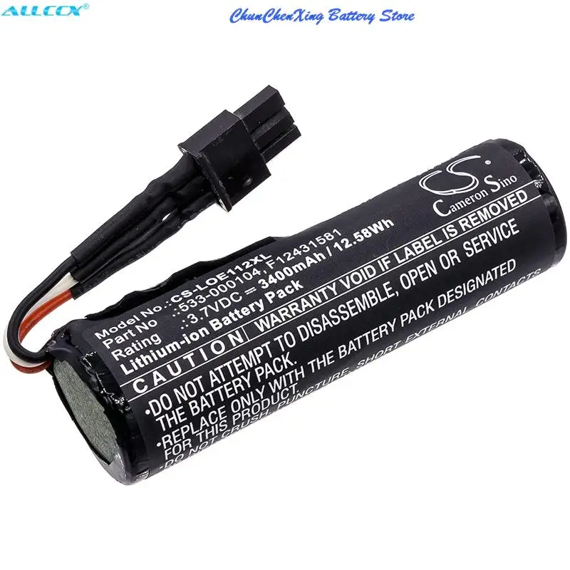 CameronSino 2600mAh/3400mAh Battery for Logitech Ears Boom 2,S-00122,S00151,UE Kora Boom,UE MegaBoom 2,UE Ultimate,VR0004,S00166