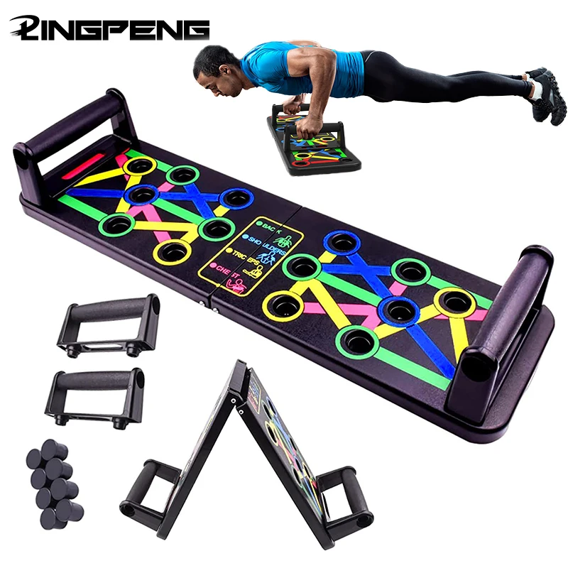 

Multi-functional Push-up Board Home Fitness Abdominal Exercise Machine Foldable Fitness Board Abdominal Muscle Support