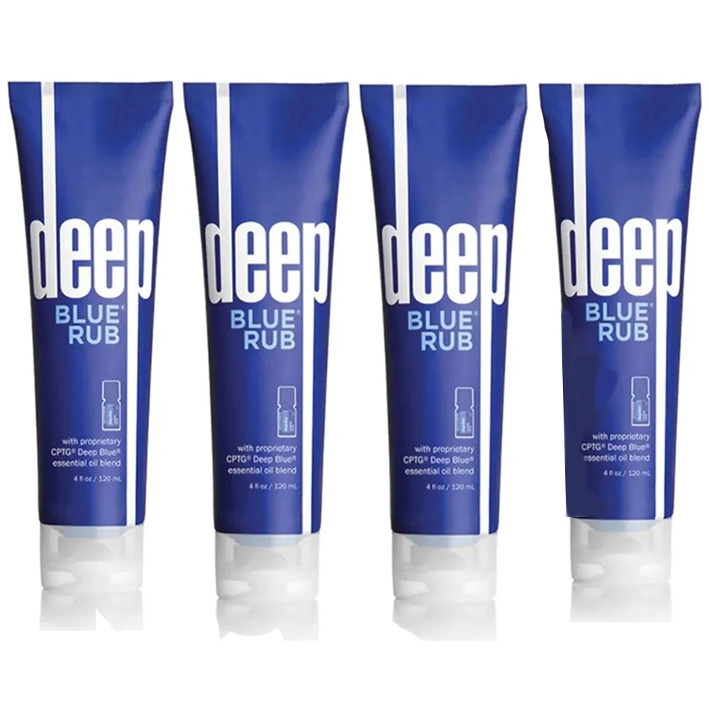 

4PCS Deep Blue Rub Essential Oil With Proprietary Cptg Deep Blue Essential Oil Blend Skin Care Topical Massage soothing cooling