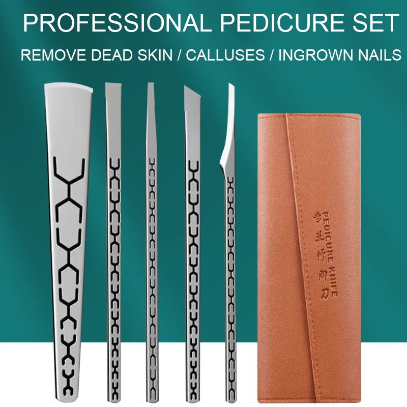 Pedicure Tools Professional Foot Care Set Ingrown Nails Dead Skin Callus Removal Exfoliator Cutter Toenail Trimmer Manicure deburring external chamfer tool professional edge removal tools glitch trimming tool set metal external chamfer deburring tool