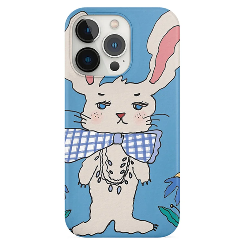 Korean Cartoon Rabbit Phone Case for iPhone