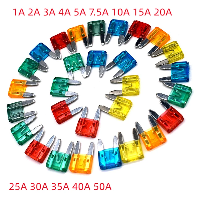 Sicherungen Standard Mini Micro 2 Auto Sicherung 2A 3A 5A 7,5 EINE 10A 15A  20A 25A 30A 35A 40A Amp clip Sicherung Set für Auto Lkw Mini Kleine Medium