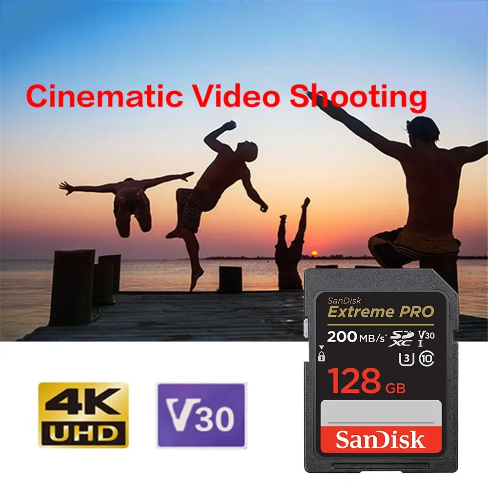 ֽ SanDisk ÷ SD ī Extreme PRO ޸ ī UHS-I U3  C10 V30 ũ SD ٵ ġ 4K ī޶ Gopro
