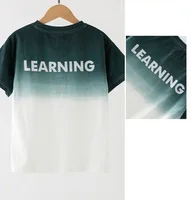 ملابس صيفية للأولاد المراهقين لعام 2025 ملابس غير رسمية للأطفال بدلة رياضية متدرجة للأطفال تي شيرت + ربطة عنق للكاحل 4 5 6 7 8 9 10 12 سنة 2