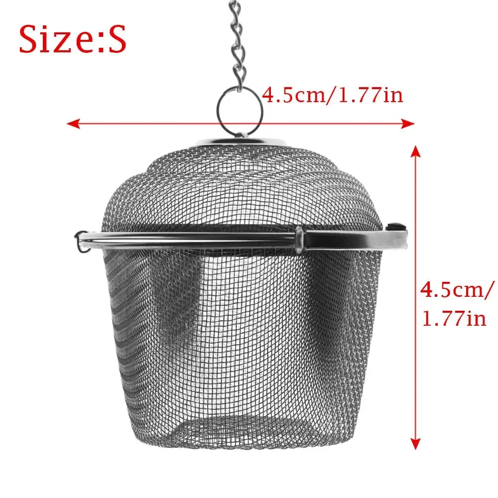 Stainless Steel Soup and Spice Colander Strainer Basket - 3 Sizes