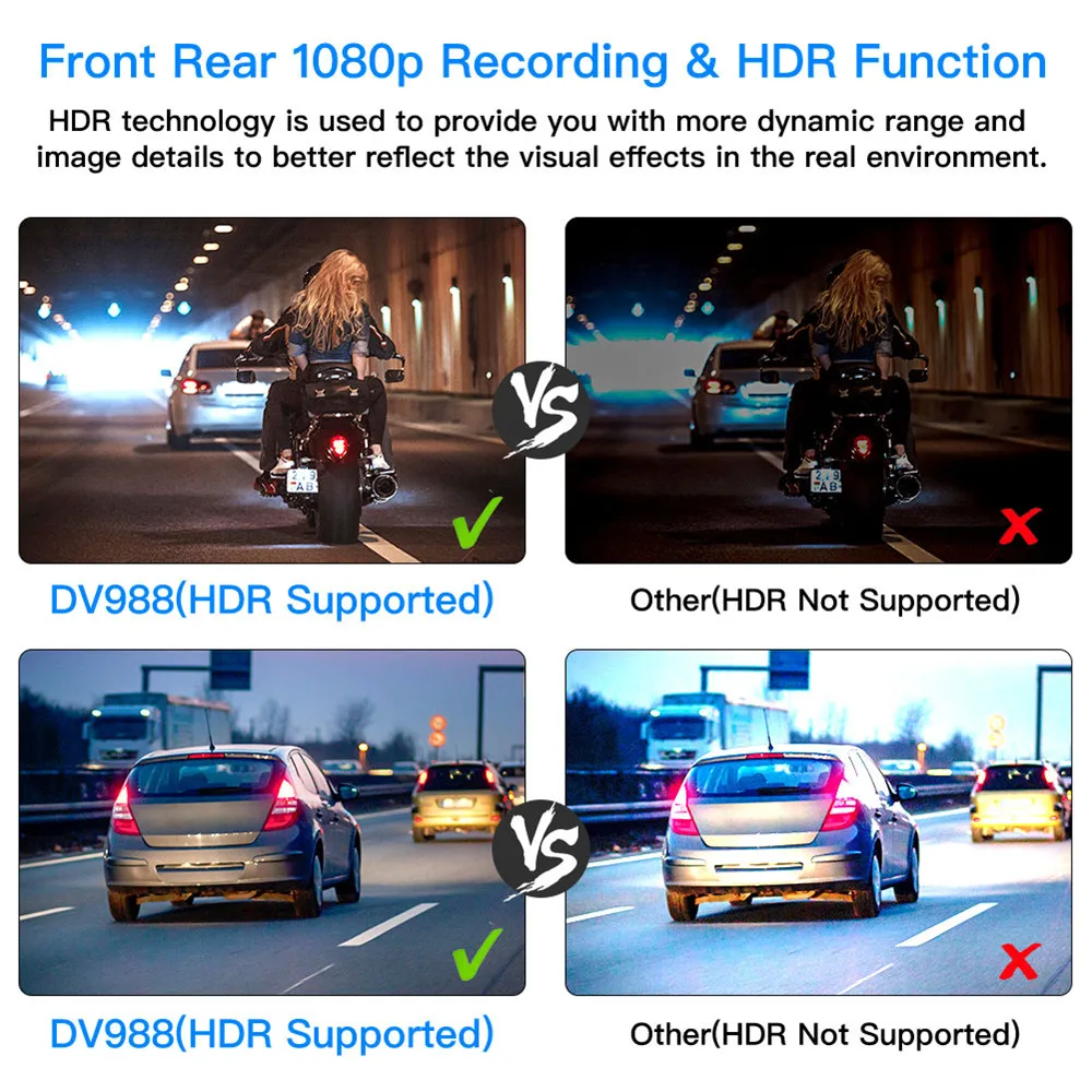 Motorcycle Dash Camera Blueskysea | Blueskysea Motorcycle