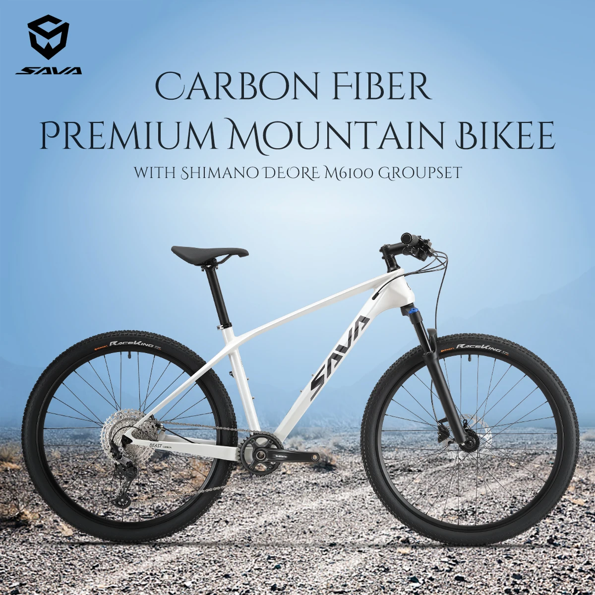 Savadeck Carbon Sava Mountain Bike Carbon Fiber Savadeck