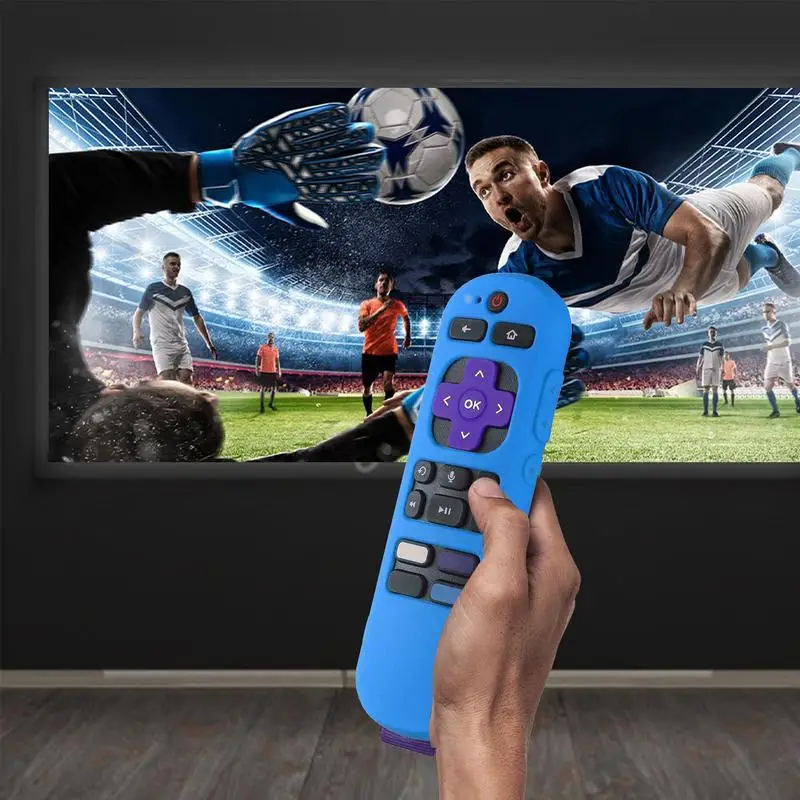 Silicone Protective Case for Roku Remote - Shockproof & Washable Sleeve