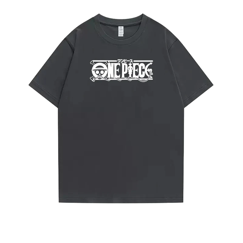 ワンピース [ ] Black Logo Badge Polo Collar Lip One Piece Pirate Anime One Piece Straw Embroidery Men's Premium Polo