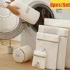 6Pcs Set Thicken Mesh Laundry Bags Dirty Clothes Shoes Bra Washing Bags Clothing Protective Pouch Travel Organizer Storage Bag 1