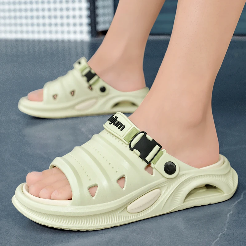 شباشب رجالية صيفية جديدة 2026، صنادل متعددة الاستخدامات، نعل ناعم من مادة EVA، أحذية للرجال والنساء للاستخدام الداخلي والخارجي والمشي والشاطئ