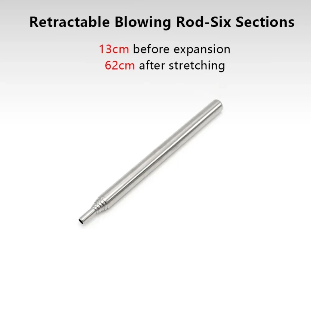 Telescopic Stainless Steel Fire Blowpipe 5