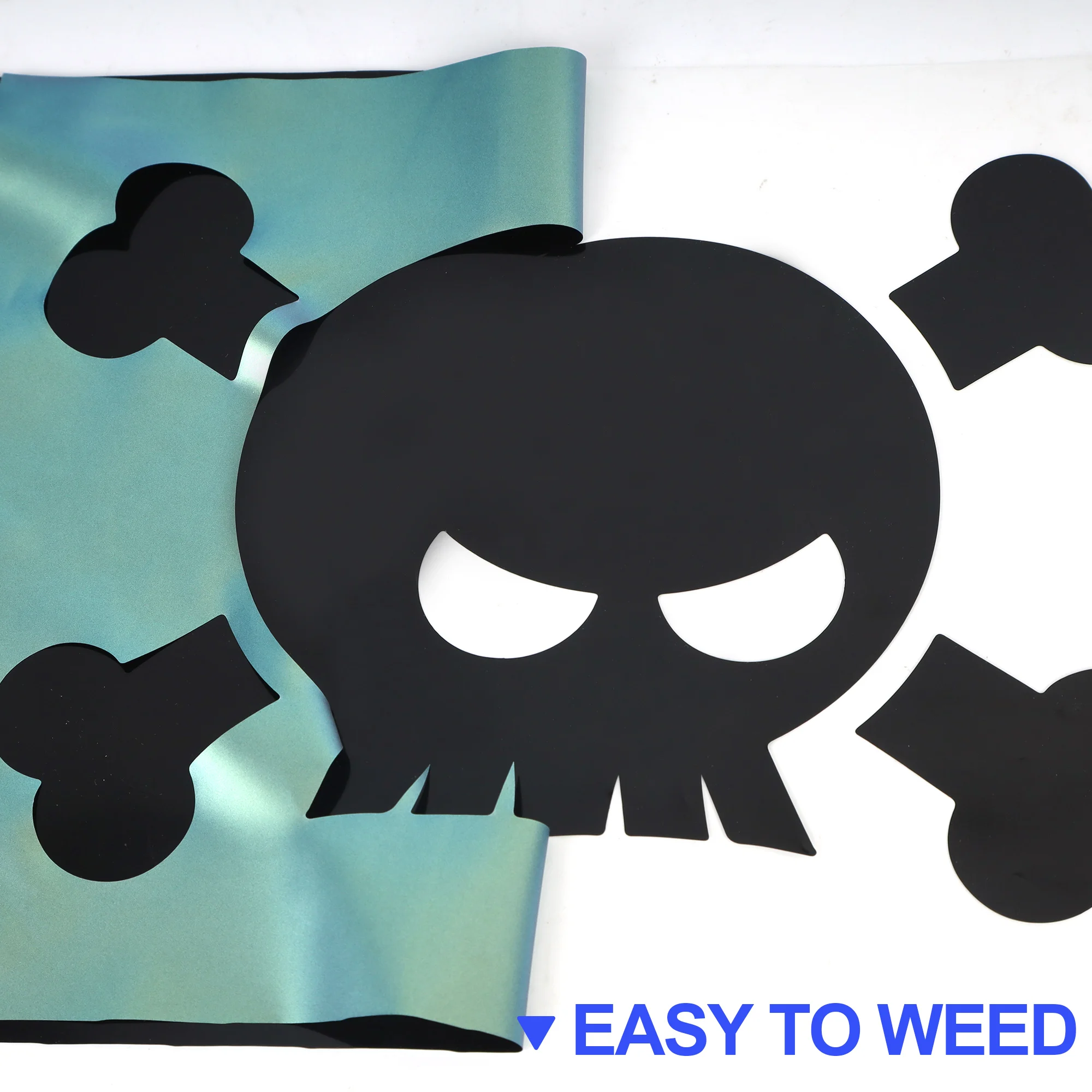 Chameleon PU HTV Heat Transfer Vinyl for T Shirt Iron On Vinyl For All Cutter Machine Easy to Cut & Weed 12" x 3ft