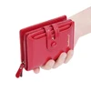 Women Wallets Large Capacity Female Leather Coin Purses Hasp Clutch ID Credit Card Holder Purse Money Bag Red Wallet for Women 4