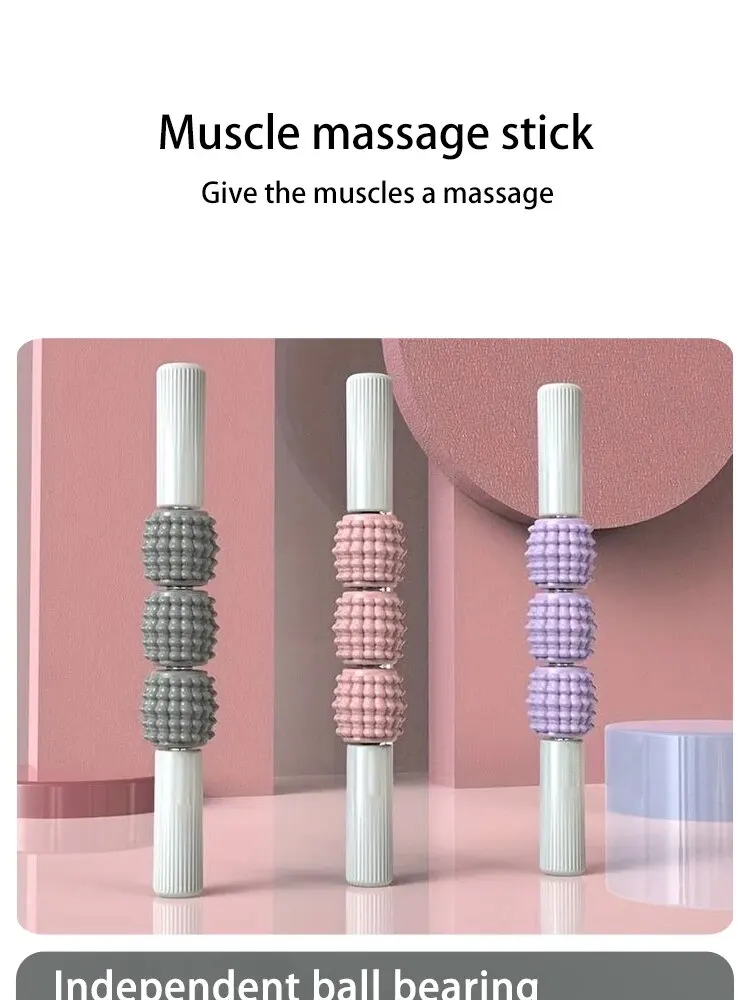 Description Picture 2 of item1 Pc Fitness Muscle Massage Stick, Fascia Roller Massage Stick For Yoga Muscle Relaxation and Stretching Roller, Thin Calf