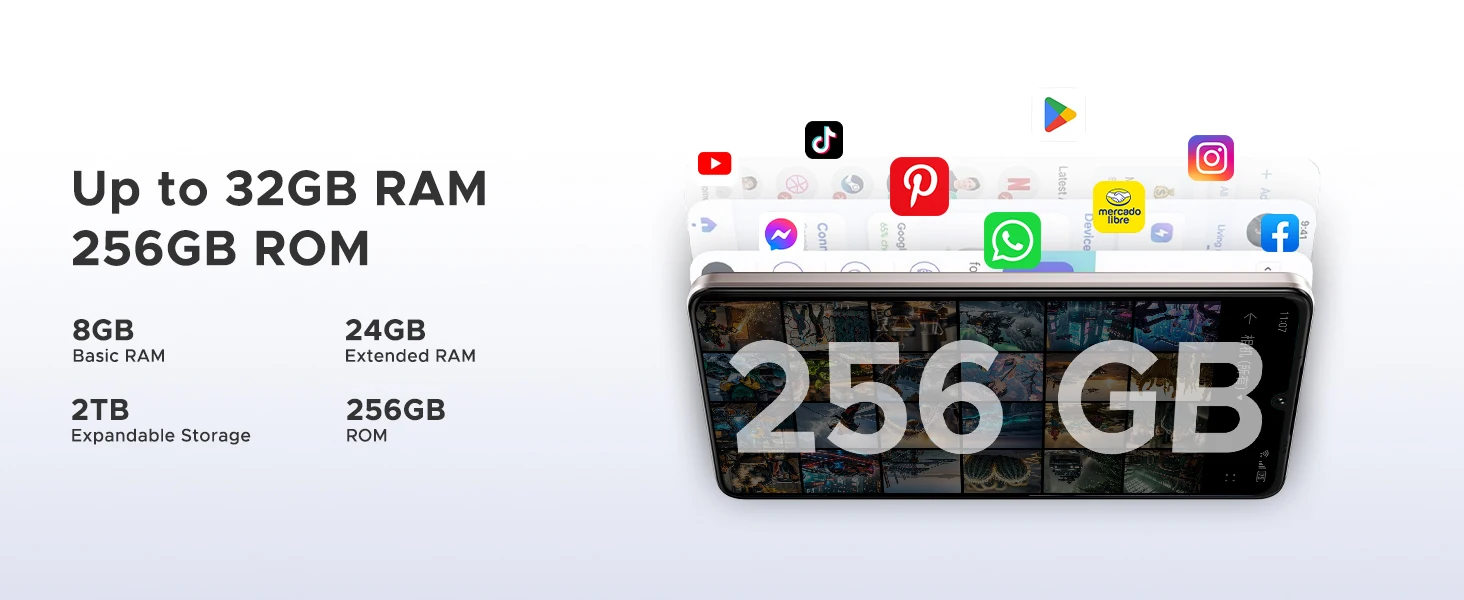 DOOGEE Note59 Pro Android Smartphone 15 5G HD Mobile Phone 32 Go RAM 256 Go ROM battery mAh global Version