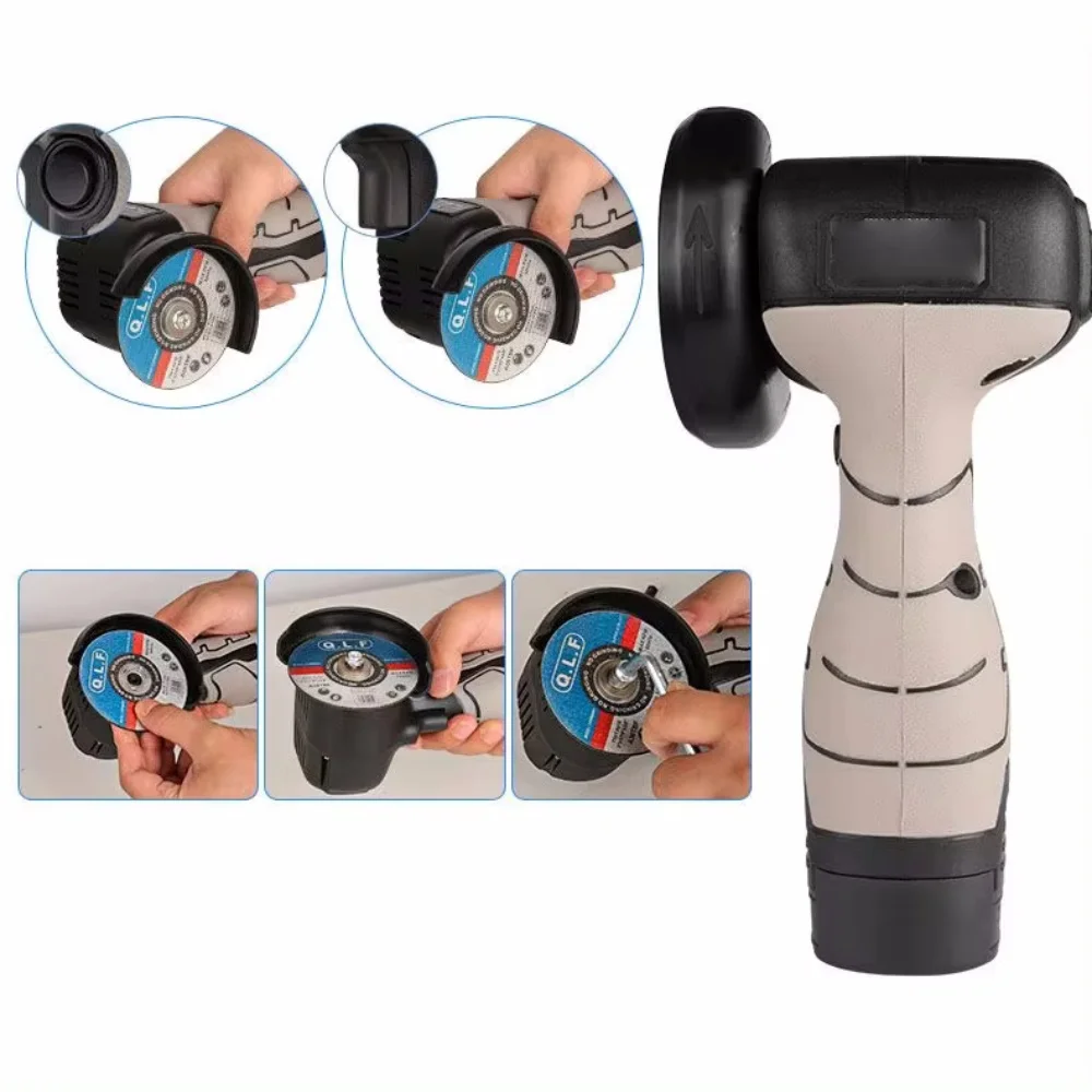 16.8V Cordless Angle Grinder Mini Polishing Cutting Machine Electric Rechargeable Grinding Power Tools