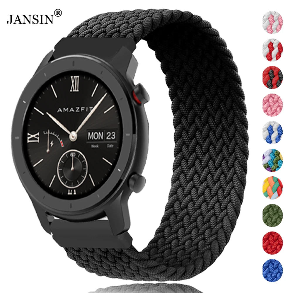 

Ремешок нейлоновый для Huami Amazfit GTR 42 мм, сменный Браслет для наручных часов Amazfit GTR 42 мм