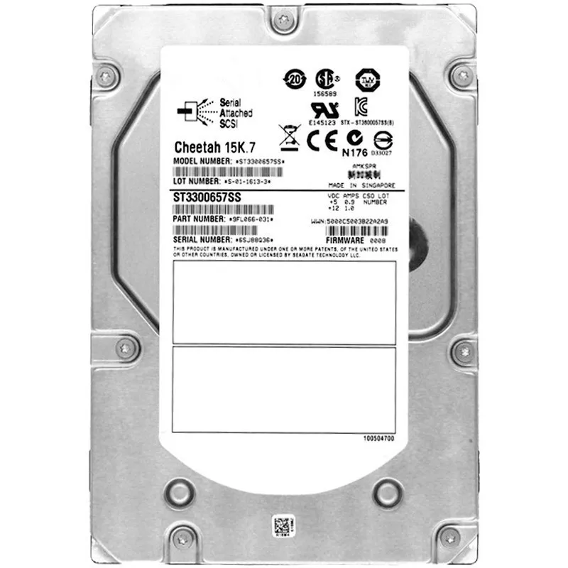 

Оригинальный 100% Аутентичный ST3300657SS 300G SAS 6Gb 15K.7 3,5