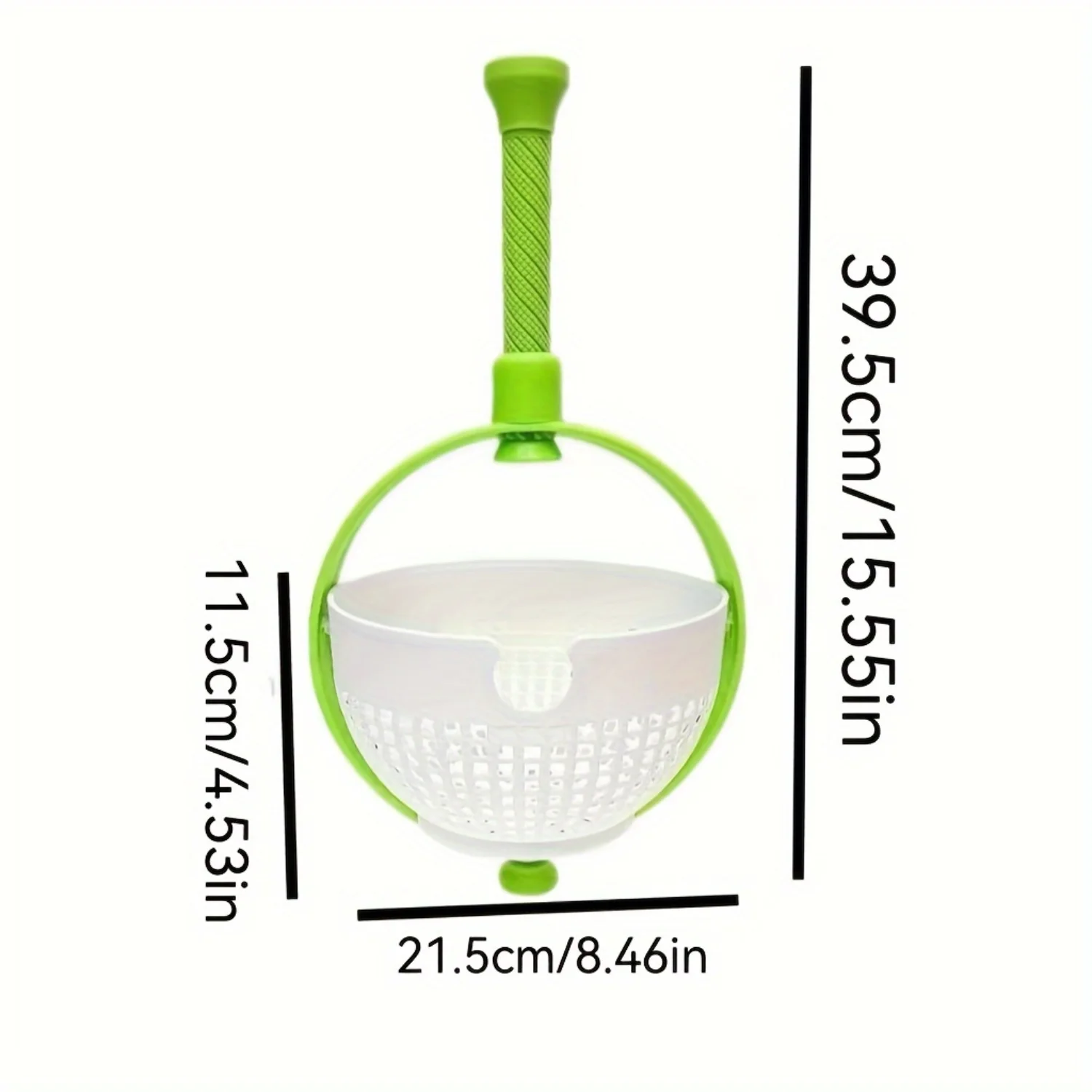 Vegetable & Fruit Washing Basket-Durable Polypropylene, Ideal for Cleaning & Dehydrating