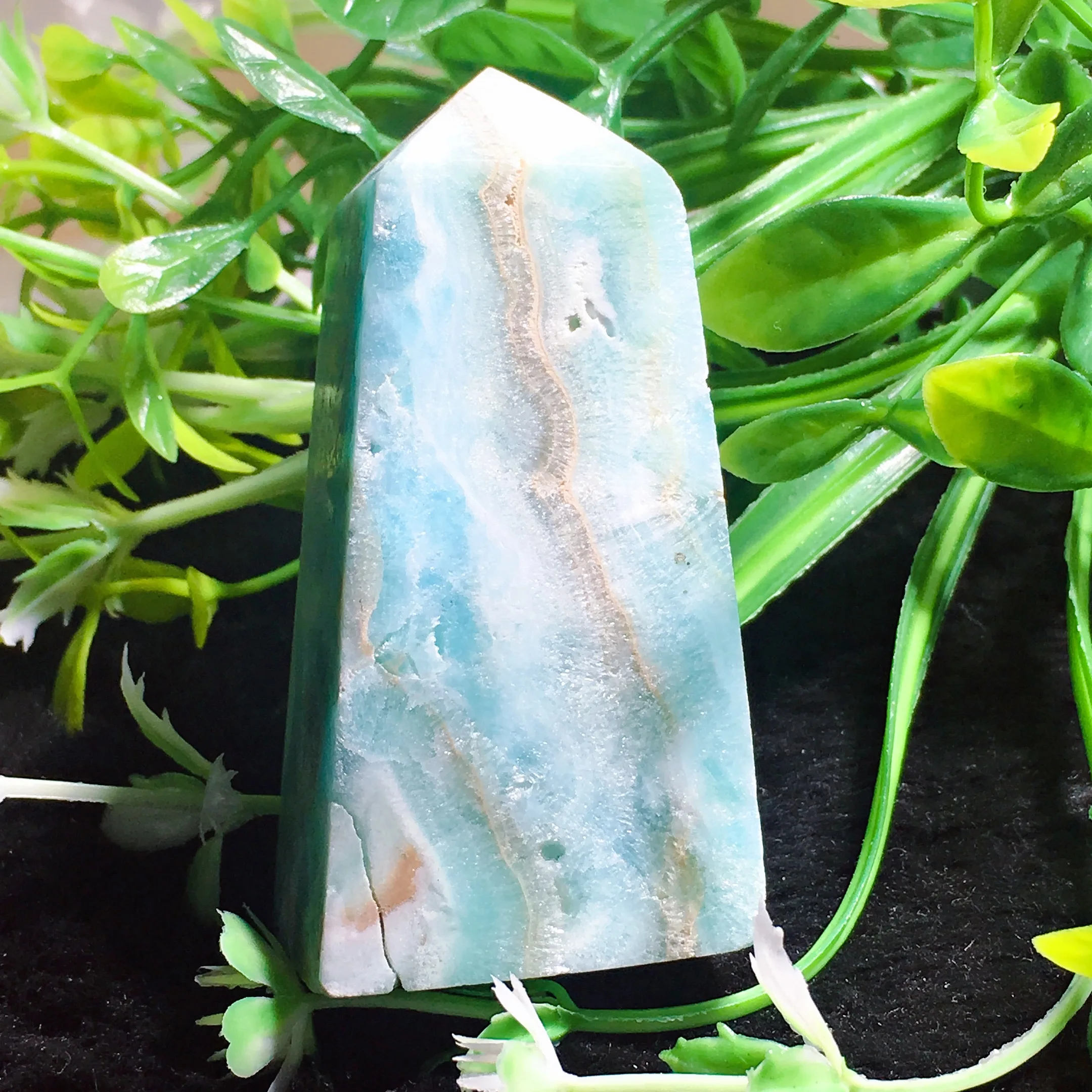 Blue Aragonite Tower 2426