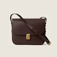 French niche new genuine leather tofu bag women's single shoulder crossbody small square bag commuting bag women - Image 3
