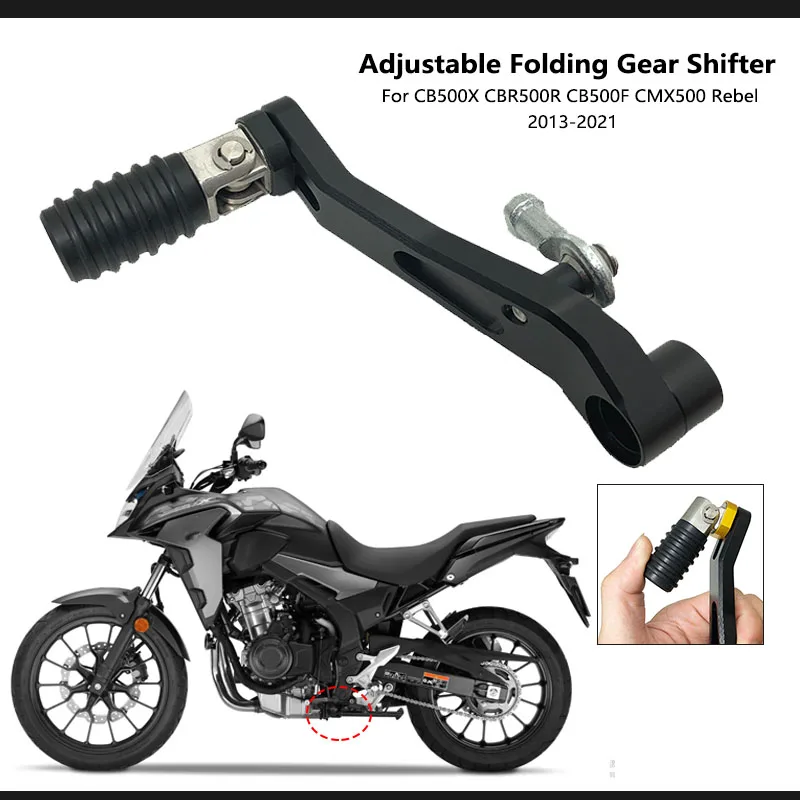CB500XCBR500RAdjustableFoldingGearShifterShiftPedalLeverFor