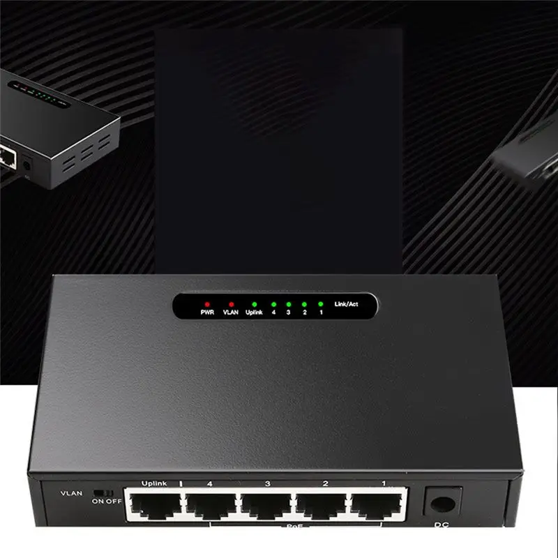 RJ45 이더넷 Poe 스위치 데스크탑 이더넷 네트워크 스위치-AEF7