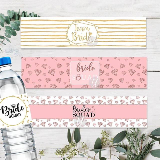 Water Bottle Labels Bridal Shower | Team Bride Bottle Stickers - 10/20pcs Party Day - Aliexpress water-bottle-labels-bridal-shower-team-bride-bottle-stickers-10-20pcs-party-day-aliexpress