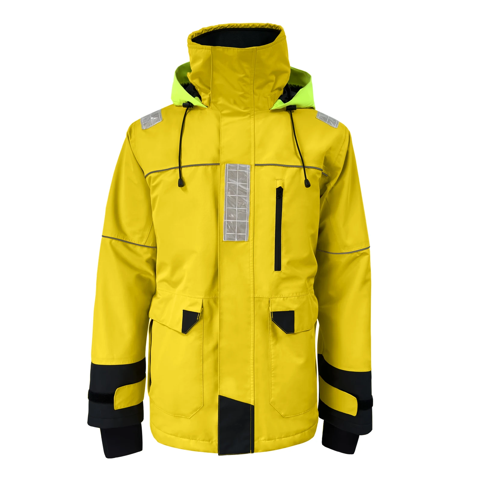 Men's Nautical Sailing Jacket Warm Windproof Waterproof Breathable With ...