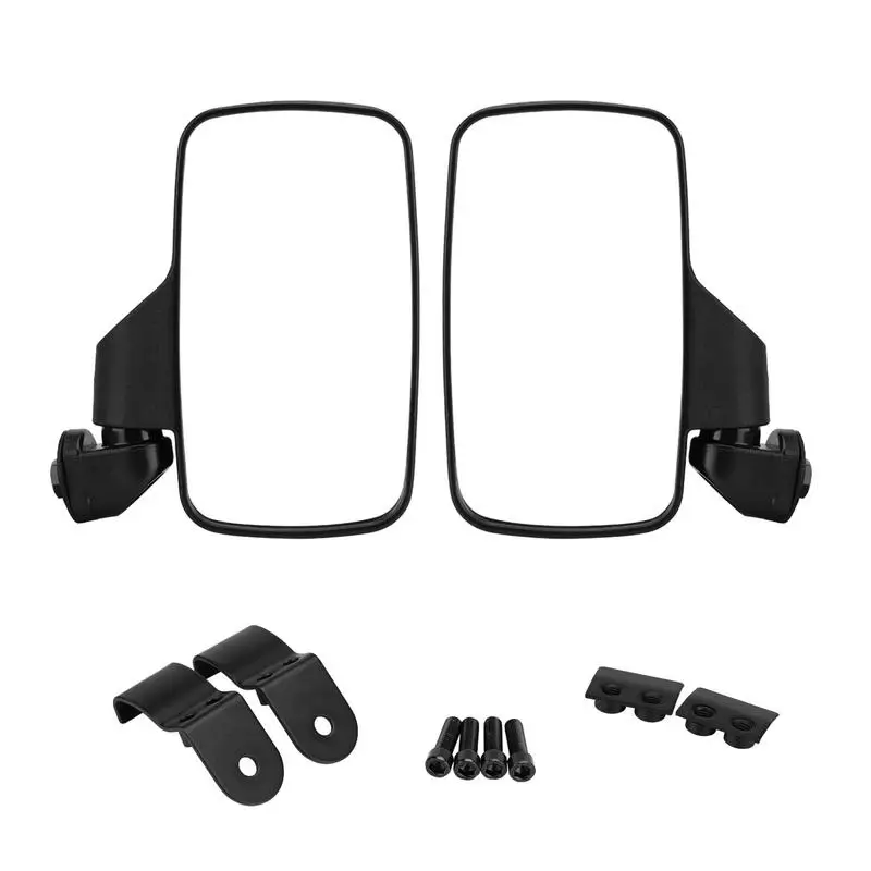 

Utv Side Mirrors for 1.75" To 2" Roll Cage Convex 360 Degree Adjustable Side Reflection Mirrors Automotive Replacement Parts