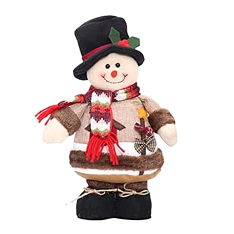 

1 шт. рождественские украшения, как показано на ткани 34x20 см для дома, рождественские украшения для стола, рождественские украшения для стола, Рождественская кукла