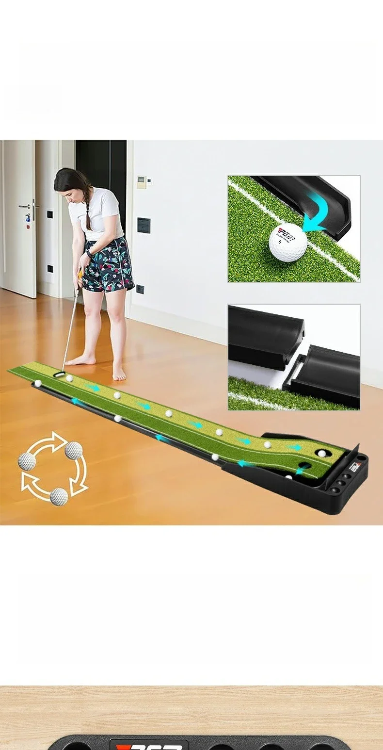 Description Picture 5 of itemPGM Indoor Golf Putter Trainer Mini Green Carpet Home Practice Set TL041