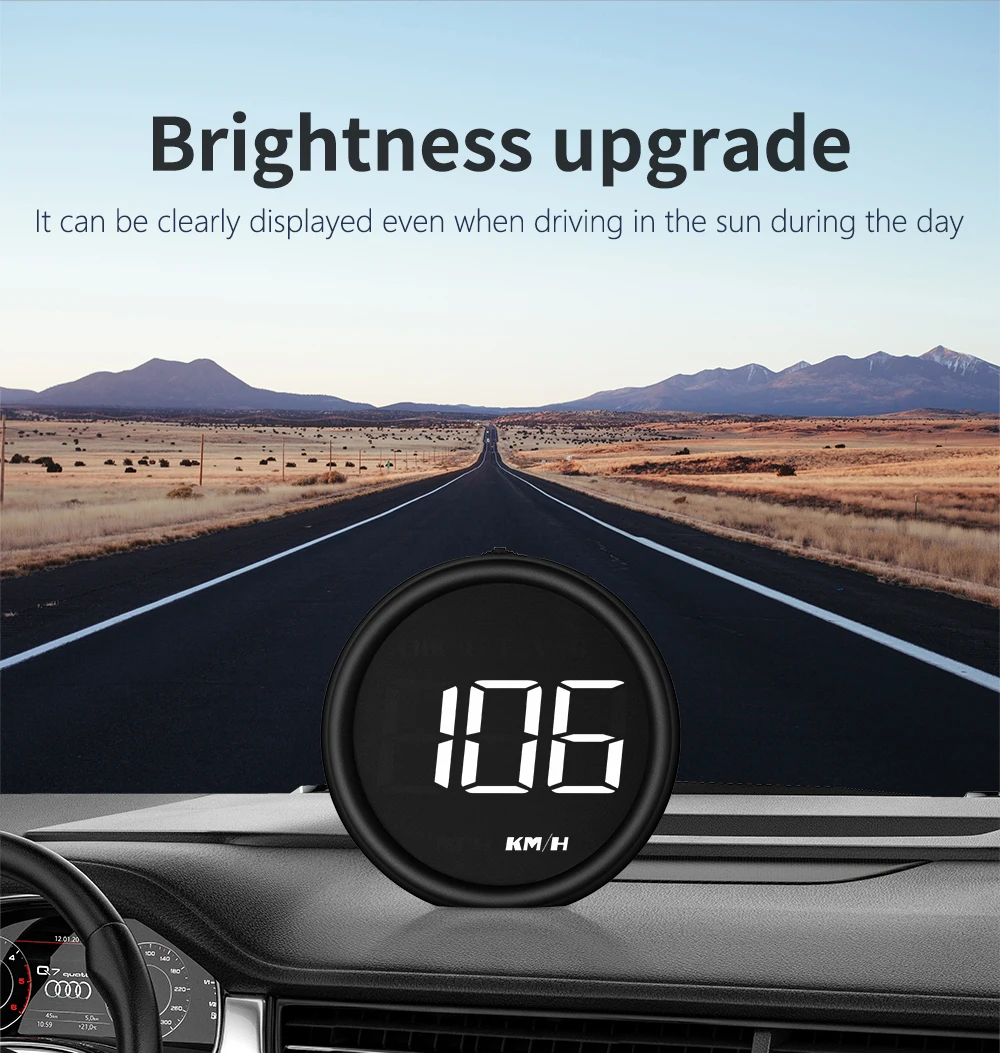 OBD HUD B1 Tachometer Auto Head-Up-Display Projektor EOBD Auto-Kraftstoffverbrauch Voltmeter Wassertemperatur 5 Alarme Zubehör – Detail 8