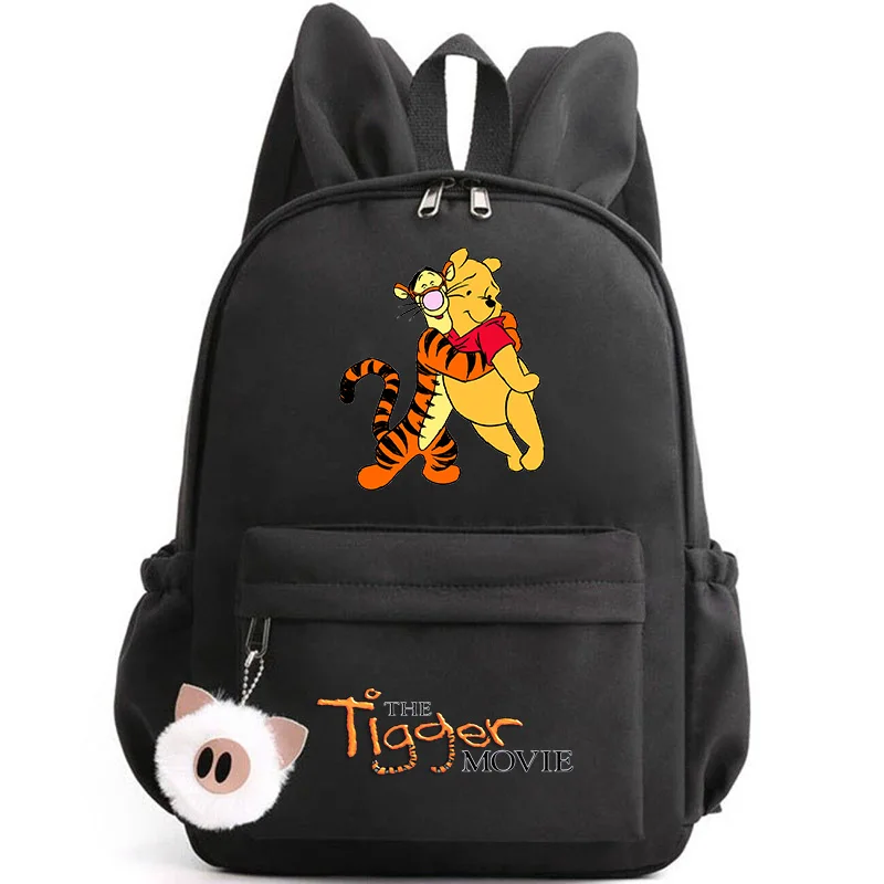 Cute Disney The Tigger Movie zaino per ragazze ragazzi adolescenti bambini zaino borse da scuola Casual zaini da viaggio Mochila