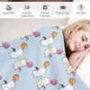 Moogles Throw Blanket sofa Thin Blankets Polar blanket 4