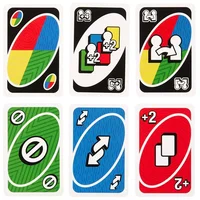 112pcs Uno TEAMS! Game Board Games UNO Cards Table Family Party Entertainment UNO Games Card Toys Children Birthday gift 2