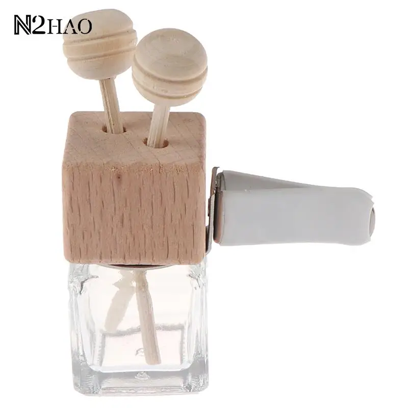 Car Air Outlet Freshener Diffuser Bottle Pendant Clip Perfume Empty Bottle Essential Oil Fragrance Ornament Travel 1Pc