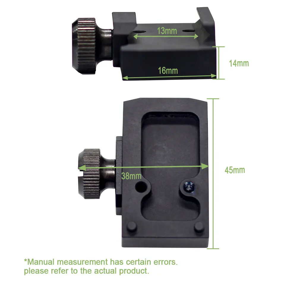Metal Tactical ROMEO1 Mount Weapon Romeo 1 Red Dot Sight Scope Mounting Base Hunting Accessories