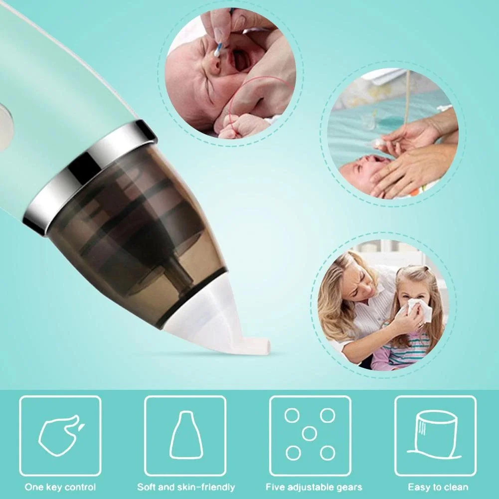 New Pattern Baby Electric Nasal Aspirator Charging Version Newborn Baby Nasal Aspirator Suck Out Prevent Congestion nasal aspirator