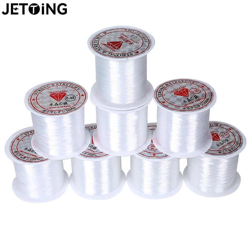 1pc High Tensile PE Nylon Fishing Line Elastic Thread Spool Invisible Wire Polyester Bait String Monofilament Strong Rope Cord