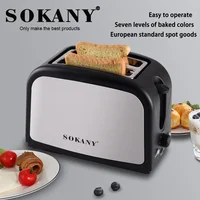 Multifunctional Toaster with 7 Baking Levels Double-sided Heating with Bagel Function for Home Breakfast Office 2