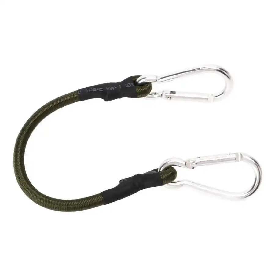 Heavy Duty Bungee Cord Easy Fixation Firm Multipurpose Strong Wear Resistance Bungee Straps with Carabiners for