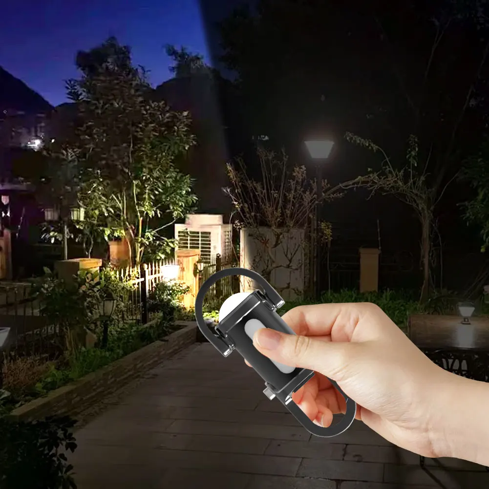 1200LM Super Bright Key Ring Torch LED Rechargeable Waterproof Mini LED Torch for Outdoor Camping
