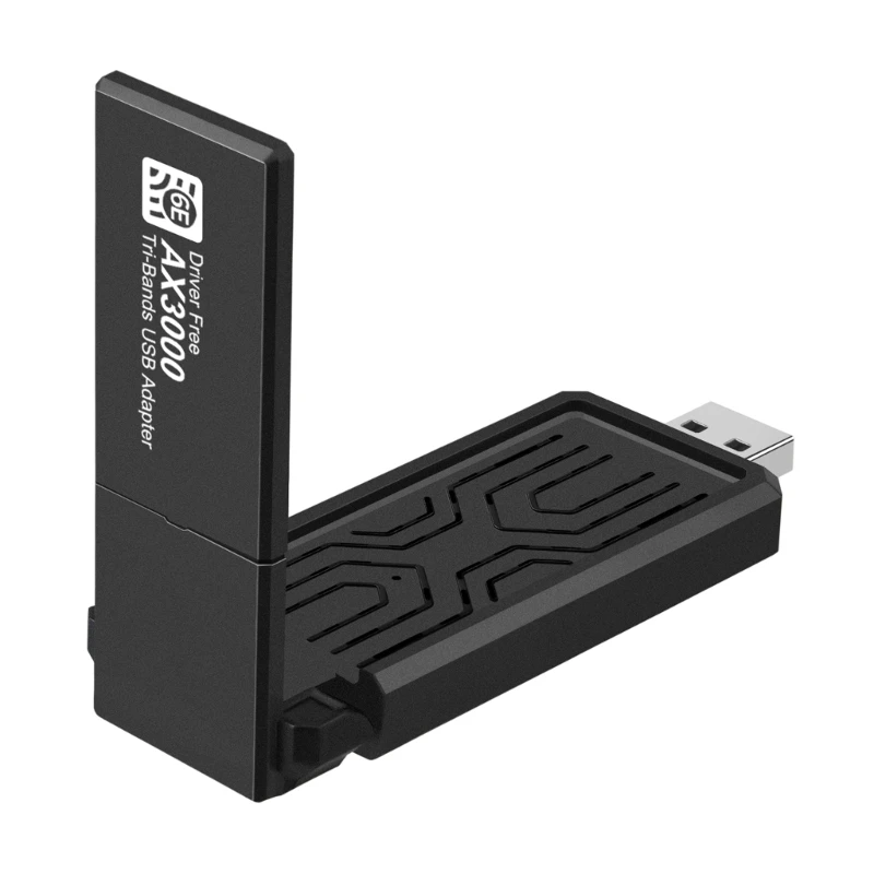 

H4GA 3000 Мбит/с USB сетевая карта WiFi6 Беспроводной адаптер AX3000M Usb3.0 для ноутбуков и настольных компьютеров Поддержка