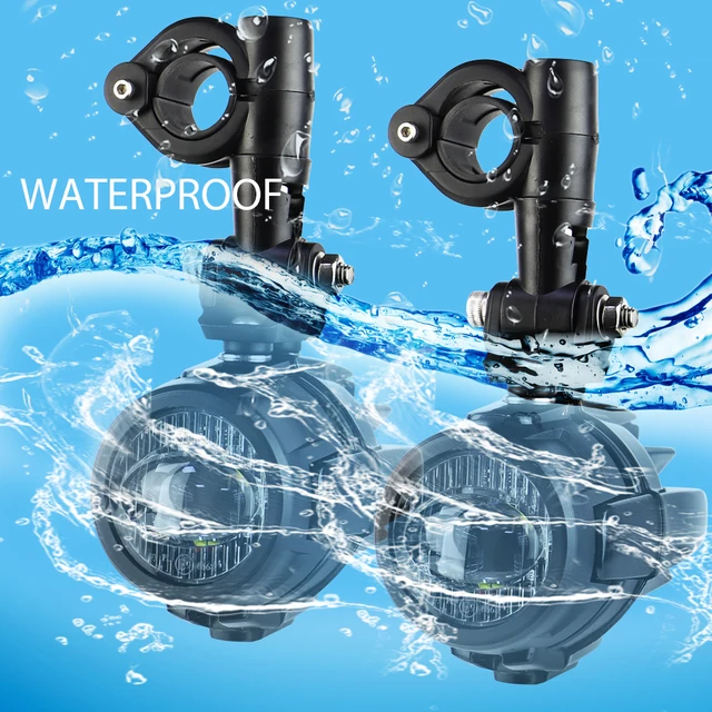 Auxiliary Lights LED Spot Driving Fog Lights for R1200GS F800GS K1600 Universal Motorcycle 40W 6000K Fog Lamps