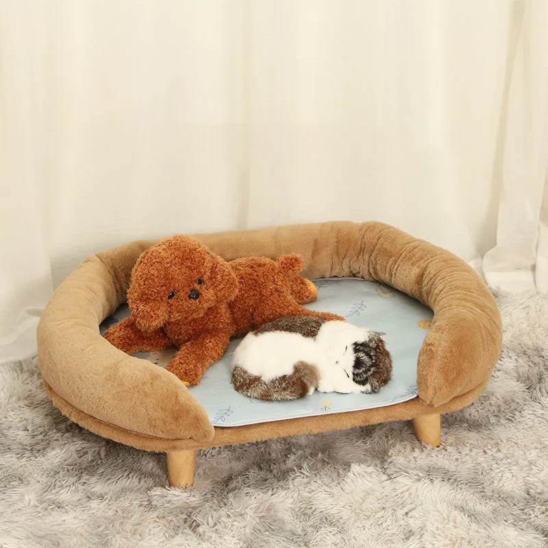 

Plush Cat Bed Warm Pet House Cozy Kitten Cat House Soft Small Dog Home Sleeping Cave for Cats Universal Mat Beds Pet Products