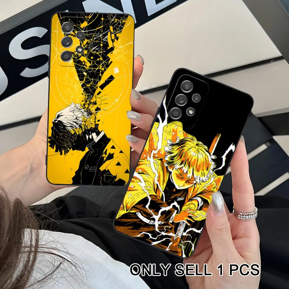 Zenitsu Shockproof Soft TPU Phone Case - Blade Extinction Design