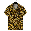 Mens Designer Clothing 3D Print Shirt Oversized Summer 2024 Travel Hawaii Beach Hawaiian Harajuku Pattern Camisa Masculino Lapel 1