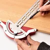 Woodworkers Edge Ruler Stainless Steel Protractor Angle Angle Precision Carpenter Measuring Tool 1